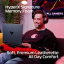 HyperX Cloud III Wireless – Gaming headset for PC, PS5, PS4, up to 120-hour Battery, 2.4GHz Wireless, 53mm angled drivers, Memory foam, Durable Frame, 10mm microphone, Black. - 3