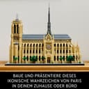 LEGO Architecture Notre-Dame de Paris Set, Model Kit for Adults to Build, Home or Office Décor, Collectible Gift for History-Loving Men, Women, Him or Her 21061 - 6