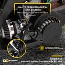 Actionbikes Motors Mini Delta 49 CC Moto-Cross pour Enfants | Freins à Disque - Filtre à air Sport - Échappement Sport - Pneus à air - Pocket Bike - Moto - Motocross - Dirt Bike - Dirtbike (Noir) - 5