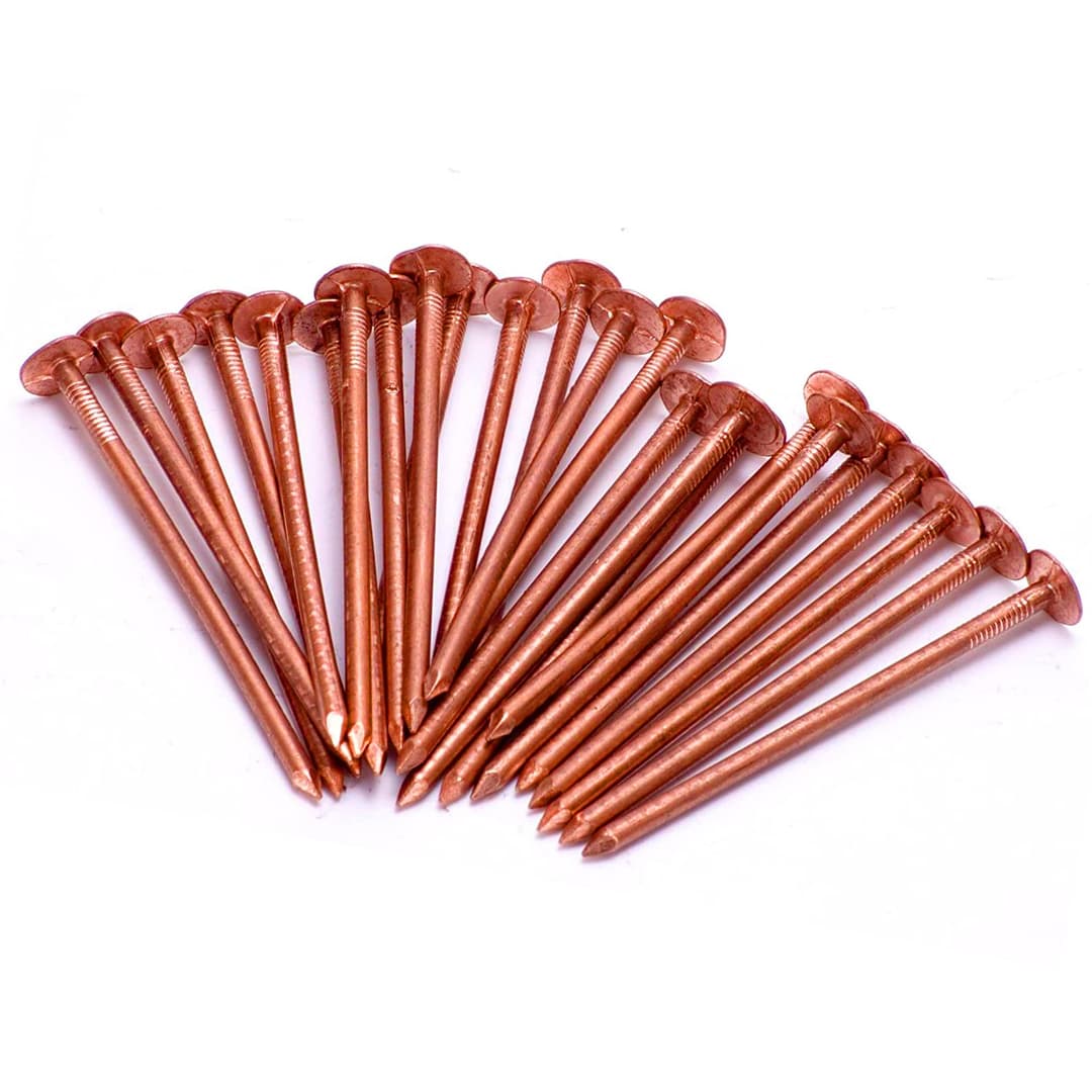 Copper Tree Stump Killer/Solid Copper Clout Nails - Very Large Sizes Available (40 x 65mm)