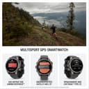 Garmin fēnix 8 Pro, 47mm LTE Premium multisport GPS smartwatch,AMOLED touch Screen,built in inReach technology, advanced health & training features,LED flashlight, up to 15 days battery life,Graphite - 2
