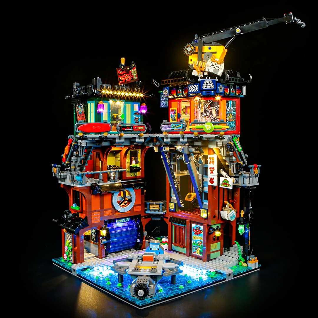 LIGHTAILING Jeu de Lumières pour Lego-71837 Ateliers Ninj…