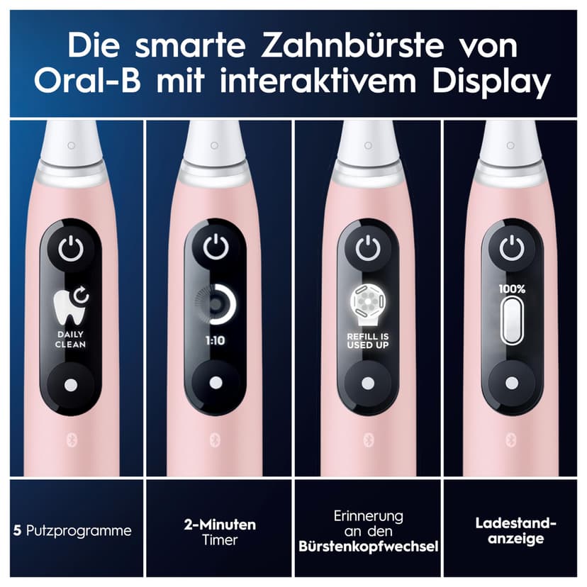 Oral-B iO Series 6 Pink Sand JAS22 - 5