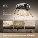 DREAME Matrix10 Ultra Robot Vacuum and Mop, Multi Mop Change, 8 cm Obstacle Bridge, 30,000 Pa, Auto Empty/Refill, Self-Cleaning, 100% Detangle,240> Obstacle Avoidance, Voice Control - 6