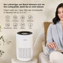 Bosch Air 2000 Purificateur d'air - Élimine les Polluants, Avec un Filtre à Air et un Mode Sommeil (< 25 dB(A)) - Pour jusqu'à 37,5 m² - Avec Capteur Intelligent et Mode Automatique - CADR : 180 m³/h - 2