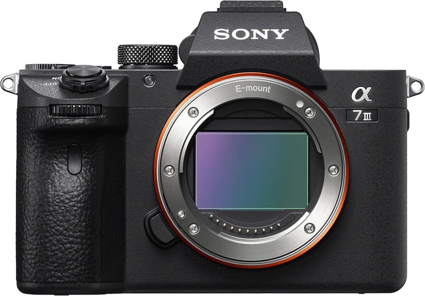 Sony Alpha 7 III Full-Frame Mirrorless Camera (24.2MP, 4K Video, Fast 0.02s 693 Point Hybrid AF & 5 Axis stabilisation - Ideal for Enthusiasts, Hybrid Shooter and Low Light imaging) - 1