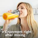 Bosch MMZBTK1B pour robot de cuisine OptiMUM et VitaPower Series 4 Blender à emporter en Tritan Transparent/noir - 9