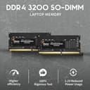 DATO 32GB RAM DDR4 3200MHz PC4-25600 CL22 SODIMM 1.2V 260-Pin Non-ECC SODIMM Laptop Notebook Memory Module - 2