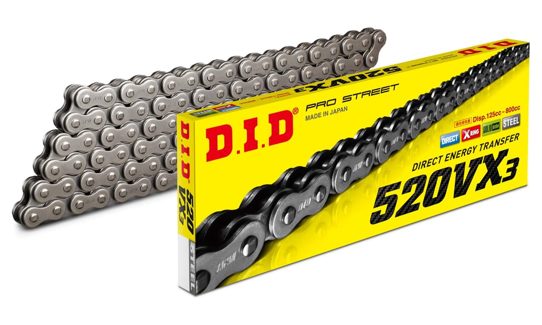 DID (520VX3-116) Chaîne en acier à 116 maillons haute per…