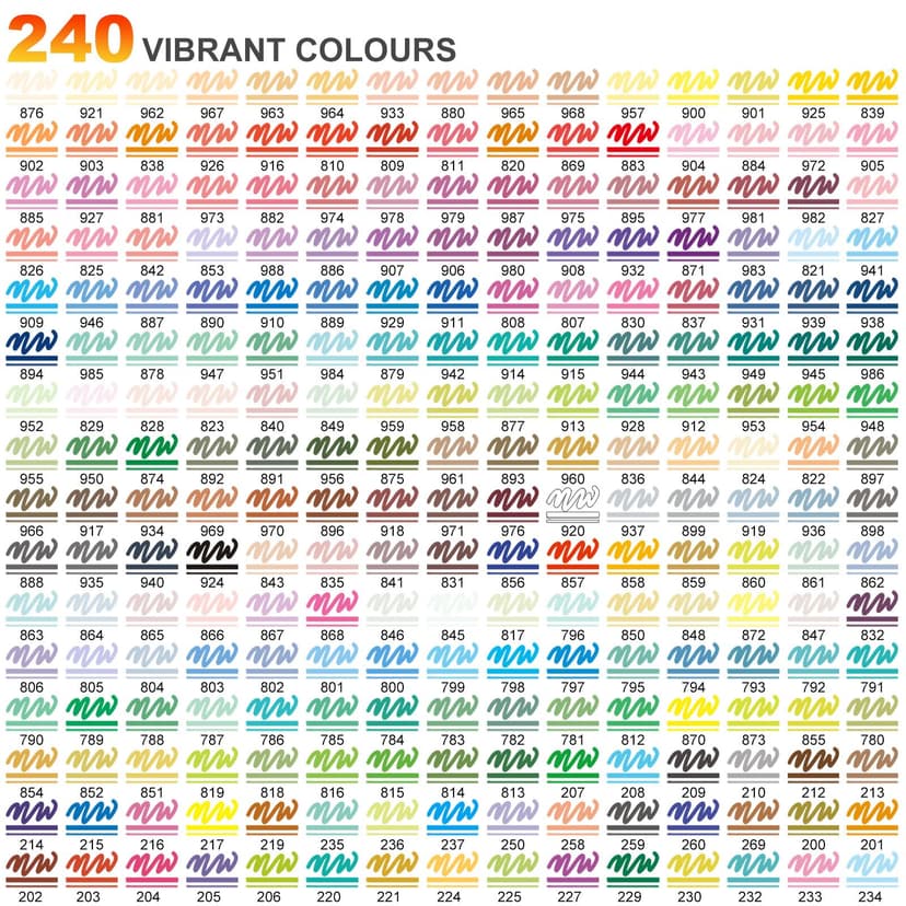 Laconile acrylic paint pens (240) - 2