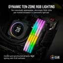 CORSAIR VENGEANCE RGB DDR5 32GB (2x16GB) DDR5 6000MHz CL30 AMD EXPO Intel XMP iCUE Compatible Computer Memory – Gray (CMH32GX5M2B6000Z30K) - 3