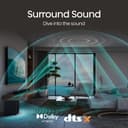 Hisense AX5125H 5.1.2 Channel 500W Dolby Atmos Soundbar with Wireless Subwoofer& Up Firing Speakers& Turly Wireless Rear Speakers - 8