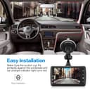 Dash Cam Front with 32G SD Card, BOOGIIO 1080P FHD Car Driving Recorder 3'' IPS Screen 170°Wide Angle Dashboard Camera Aluminum Alloy Case, WDR G-Sensor Parking Monitor Loop Recording Motion Detection - 8