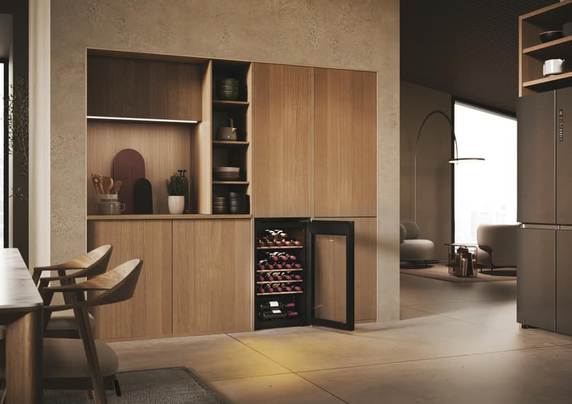 Haier Wine Bank 50 Serie 3 HWS34GGH1 Compressor wine cooler Freestanding Black 34 bottle(s) - 2