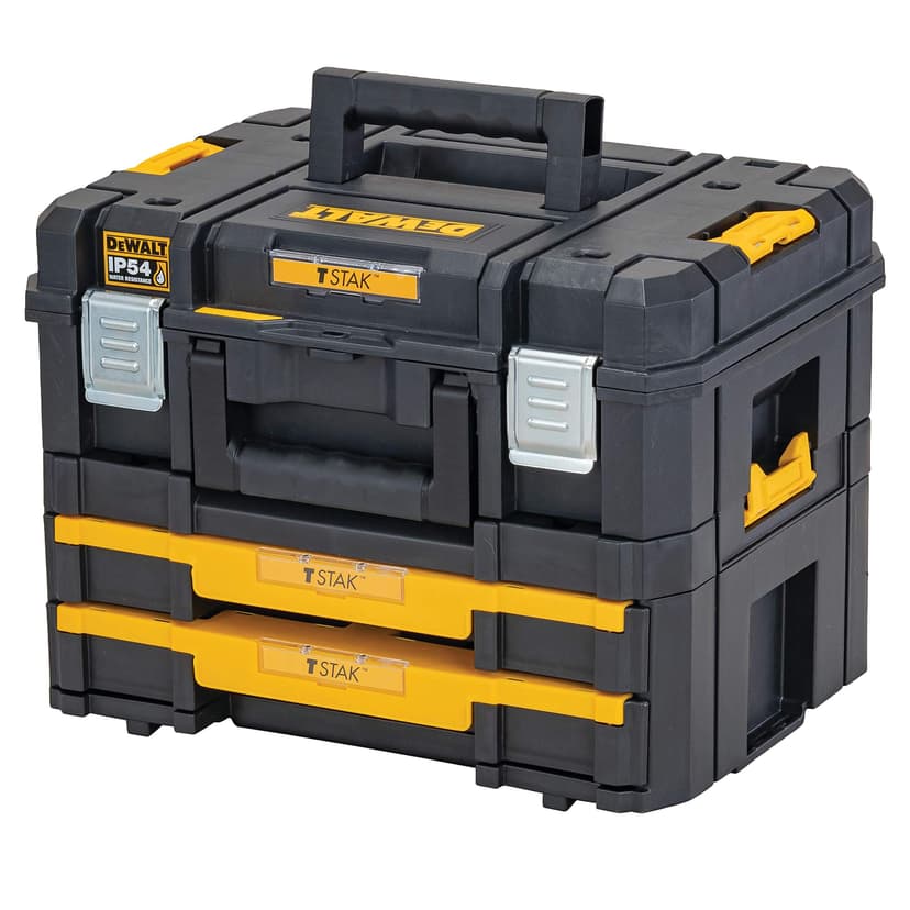 DeWalt Kit TSTAK 2 Pièces DWST83395-1 - Petit Coffret & T… - 1