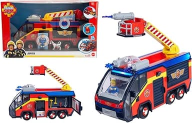 Simba - Sam Le Pompier - Camion de Pompier Jupiter - Son …