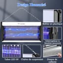 PALONE 4000V Fly Killer Effective Insects Bug Zapper, UV Insect Killer, Hangable Fly Zapper, Electronic Bug Wasp Trap, USB Plug Attracting Mosquito to Zap for Kitchen,Home,Indoor Outdoor Garden Yard - 7