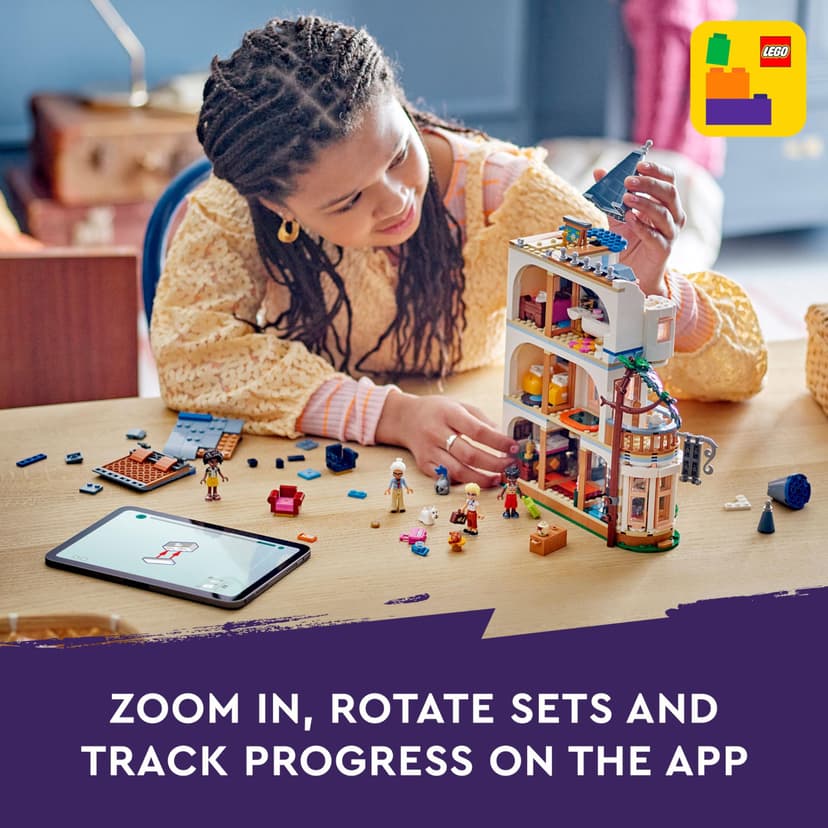 LEGO Friends Castle Bed and Breakfast Hotel Playset, Building Toy for 12 Plus Year Old Kids, with 4 Mini-Dolls, a Dog Figure and Accessories, Gift Idea for Girls, Boys and Teens 42638 - 8