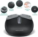 Medcursor Foot Massager Machine with Heat Function, Deep Kneading Massager, Multi-Level Settings & Adjustable Intensity for Home or Office Use (Black) - 7