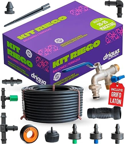 Kit d'arrosage goutte à goutte pour balcons, terrasses et…