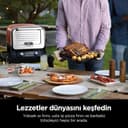 Ninja Woodfire 8-in-1 Electric Outdoor Pizza Oven, Rotisserie & Smoker BBQ with Grate, Pro-Heat Plate, Pizza Stone, Wood Pellets and Shovel, 6 Settings, Dark Orange OO101EU - 8