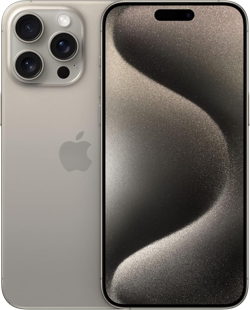Apple iPhone 15 Pro Max (256 GB) - Natural Titanium (Renewed) - 1
