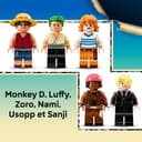 LEGO ONE PIECE The Going Merry Pirate Ship Toy - Play & Display Boat Model with 5 Minifigures incl. Luffy, Zoro & Nami - Anime Gift for 10+ Year Old Boys, Girls & Fans - 75639 - 5