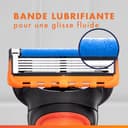 Gillette Fusion5 Pack of 28 Razor Refills, Razor Blades with 5 Blades, Lubricating Gel Band and Precision Trimmer - 3