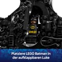 LEGO DC Batman Logo - Superhero Toy w/ 2 Collectible Minifigures - 3D DIY Wall Art or Room Decor - Gift Idea for 12+ Year Old Boys & Teenage Movie Fans - 76330 - 4