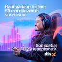 HyperX Cloud III - Casque de Gaming sans fil pour PC, PS5, PS4, jusqu'à 120h de batteries, 2.4GHz Wireless, Mousse à mémoire de forme, 10mm Microphone, Noir - 2