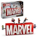 LEGO Marvel: MARVEL Logo & Minifigures - Super-Hero Building Toy with 5 Characters incl. Iron Man, Thor, Black Widow & Hulk - Avengers Gift for 12+ Year Old Boys, Girls & Teens 76313 - 1