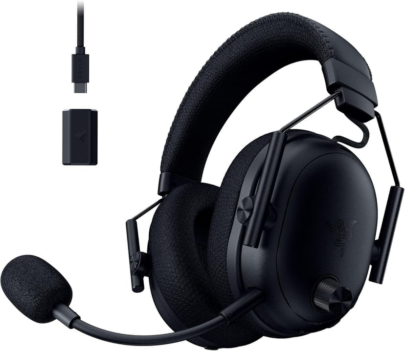 Razer BlackShark V3 Pro - Wireless ANC Esports Headset - Active Noise Cancellation - Drivers 50mm - Detachable HyperClear Mic - Wireless HyperSpeed 2,4 GHz & Bluetooth - FPS - PC/Mac | Black - 1