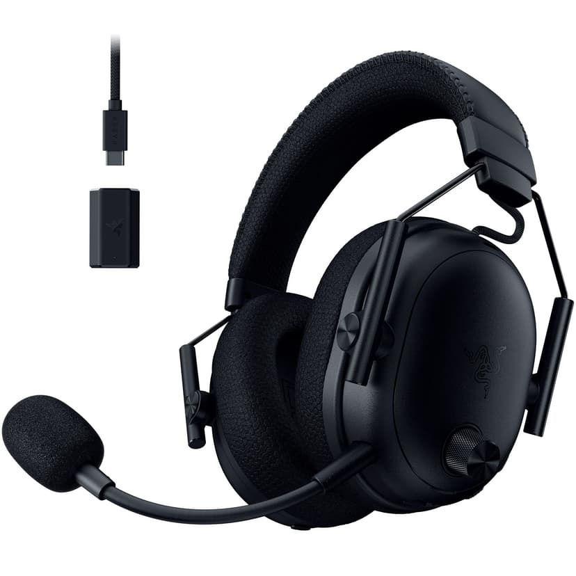 Razer BlackShark V3 Pro - Wireless ANC Esports Headset - Active Noise Cancellation - Drivers 50mm - Detachable HyperClear Mic - Wireless HyperSpeed 2,4 GHz & Bluetooth - FPS - PC/Mac | Black - 1