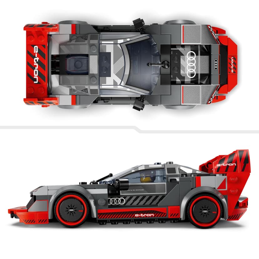 LEGO Speed Champions Voiture de Course Audi S1 e-Tron Quattro Véhicule Jouet, Set de Construction pour Enfants, Idée Cadeau pour Garçons et Filles Dès 9 Ans, Jeu en Autonomie, Déco pour Chambre 76921 - 4
