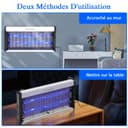 PALONE 4000V Fly Killer Effective Insects Bug Zapper, UV Insect Killer, Hangable Fly Zapper, Electronic Bug Wasp Trap, USB Plug Attracting Mosquito to Zap for Kitchen,Home,Indoor Outdoor Garden Yard - 4