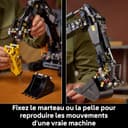 LEGO Technic Pelleteuse Volvo EC500 Hybride - Maquette pour Adulte de Véhicule de Construction Motorisé - Bras Articulé & Chenilles Mobiles - Marteau & Pelle - Cadeau Original 42215 - 5