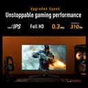 ASUS TUF Gaming Series 5 - VG259QMR5A Gaming Monitor – 24.5-inch Full HD Fast-IPS panel, 310Hz(OC), 0.3ms, G-SYNC compatible AMD FreeSync Premium, ELMB SYNC, 99% sRGB, DisplayWidget Center, Gaming AI - 3