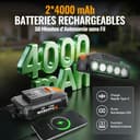 WORKPROX Motobineuse Électrique sans Fil 40V, Largeur 30 cm, Profondeur 20 cm, Batteries 2×4000 mAh, Guidon Pliable, Roues 4 Positions, Compacte et Silencieuse pour Jardin, Potager et Verger - 6
