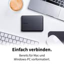 Toshiba Canvio Partner 2To Portable 2.5" HDD externe,Disque dur mécanique, USB 3.2 Gen 1, compatible Mac et Windows, USB Powered - 3