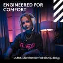 Logitech G Astro A20 X LIGHTSPEED Wireless Gaming Headset for PS5, Xbox, Nintendo Switch/Switch 2, PC with 2-system PLAYSYNC Audio, Bluetooth, LIGHTSYNC RGB, and 48 kHz Boom Mic - White - 3