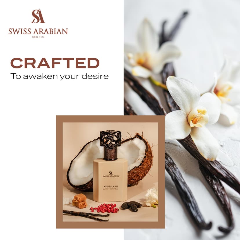 Swiss arabian vanilla 01 Extrait De Parfum 50ml - 4