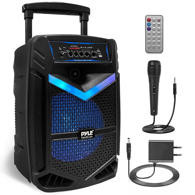 Pyle Enceinte Sono Bluetooth Portable – 1200W, Batterie, … - 1