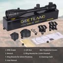 Goetland Lunettes de Visée 6-24x50 AOEG Telemetre Red Dot Rouge Vert Illuminé Rangerfinding SFP pour Tactique Chasse Airsoft Arbalète Carbine Tir Sportif - 5