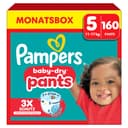 Pampers Baby-Dry Pants Size 5, Pack of 160, 11kg-17kg, 360° Leak-Proof Fit for Day and Night - 1