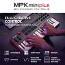 Akai Professional MPK Mini Plus - USB MIDI Keyboard Controller with 37 Mini Keys, 8 MPC Pads, Sequencer, MIDI/CV/Gate I/O, Music Production Software and Native Instruments Sound Package - 2