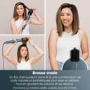 Shark FlexStyle Teal Air Buckles, Anti-Frizz Finishing Tip, Oval Brush, Concentrator, Clips, Storage Pouch, No Thermal Damage HD456TLEU - 8