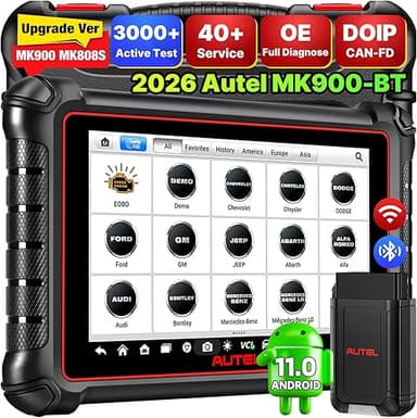 Autel MaxiCOM MK900BT OBD2 Scanner: 2026 MK900-BT V2.0 Bi…