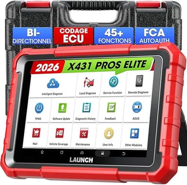 LAUNCH X431 Pros Elite Valise Diagnostic Auto, Scanner de…