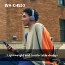 Sony WH-CH520 Wireless Bluetooth On-Ear Headphones, Lightweight Design, Up to 50hr Battery Life, Quick Charge, EQ, Clear Call Quality, iOS & Android - Black - 4