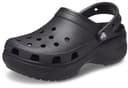 Crocs Femme Classic Platform Clog W Sabots, Black, 36/37 EU - 1